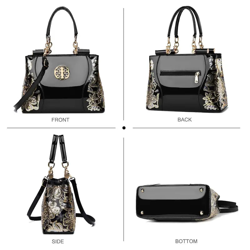 Luxury Patent Leather Bags for Women – Stylish Hobo, Tote & Crossbody Designs for Weddings & Evenings